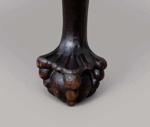Exceptional C18th Chinese export hardwood corner armchair