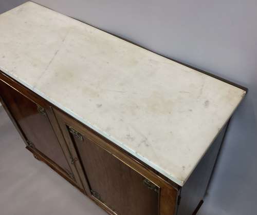 Good Regency rosewood and gilt brass side cabinet
