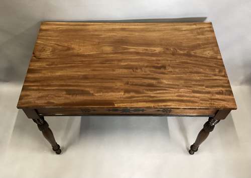 Stylish Regency mahogany and ebony side table / console table