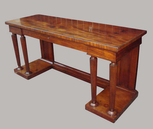 Exceptional Regency mahogany neo classical side table / serving table