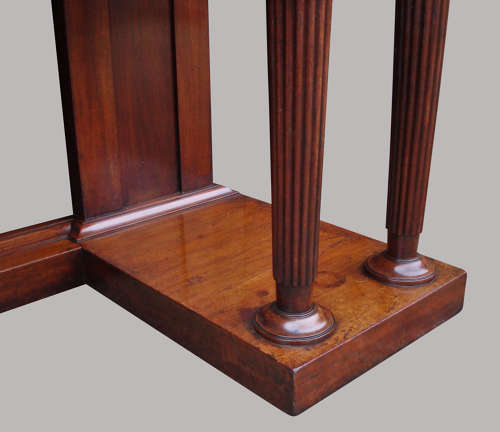 Exceptional Regency mahogany neo classical side table / serving table