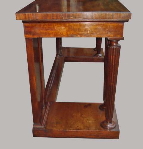 Exceptional Regency mahogany neo classical side table / serving table