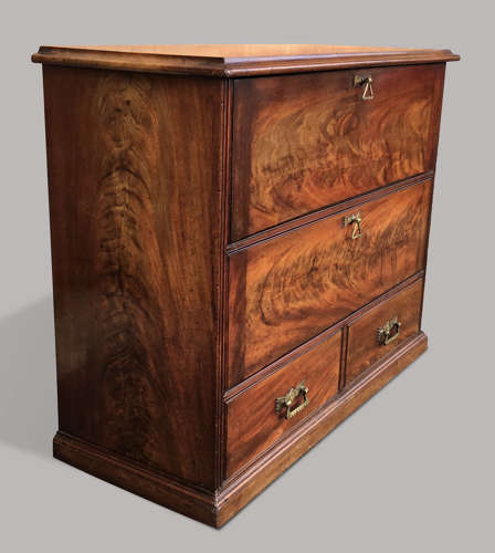 Excellent quality C19th mahogany haberdashery cabinet / office cabinet