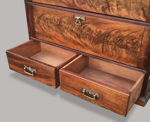 Excellent quality C19th mahogany haberdashery cabinet / office cabinet
