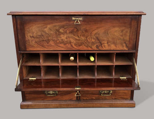 Excellent quality C19th mahogany haberdashery cabinet / office cabinet