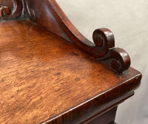 Good Regency pollard and burr oak side cabinet