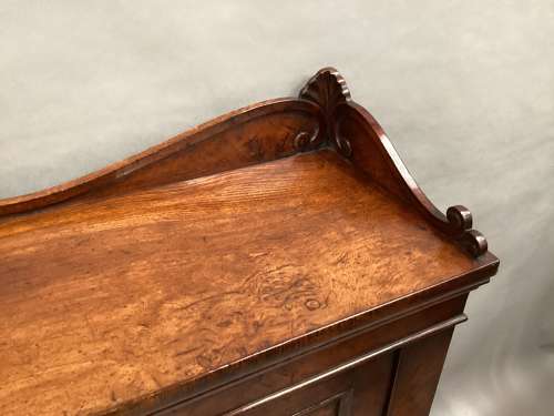 Good Regency pollard and burr oak side cabinet