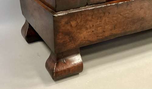 Good Regency pollard and burr oak side cabinet