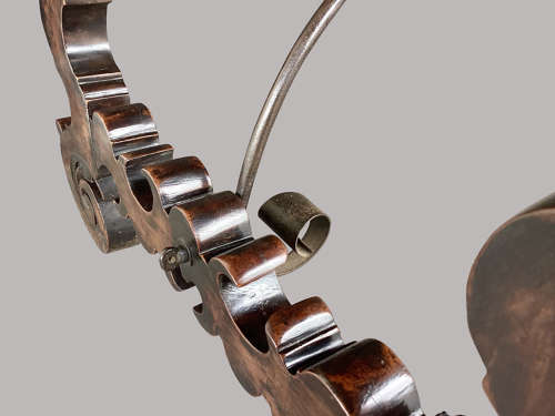 Impressive C18th Spanish walnut and fruitwood centre table