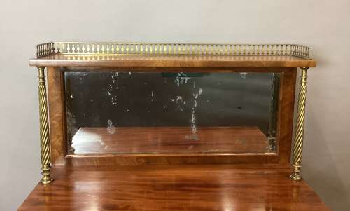 Good Regency figured mahogany collectors side cabinet