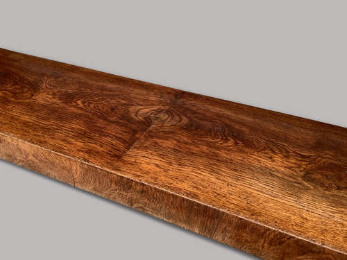 Magnificent Regency pollard oak and giltwood console table