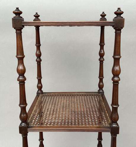 A fine Regency mahogany tapering form etagere / whatnot