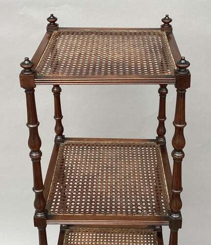 A fine Regency mahogany tapering form etagere / whatnot