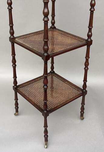 A fine Regency mahogany tapering form etagere / whatnot