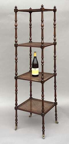 A fine Regency mahogany tapering form etagere / whatnot