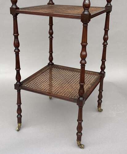 A fine Regency mahogany tapering form etagere / whatnot