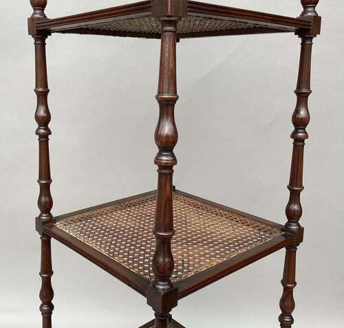 A fine Regency mahogany tapering form etagere / whatnot