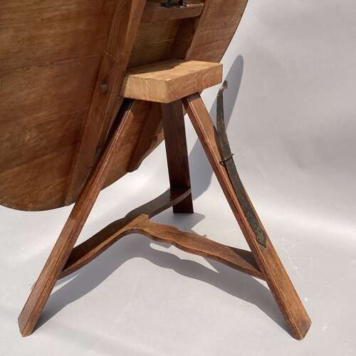 Good C19th oak Dutch centre table / dining table