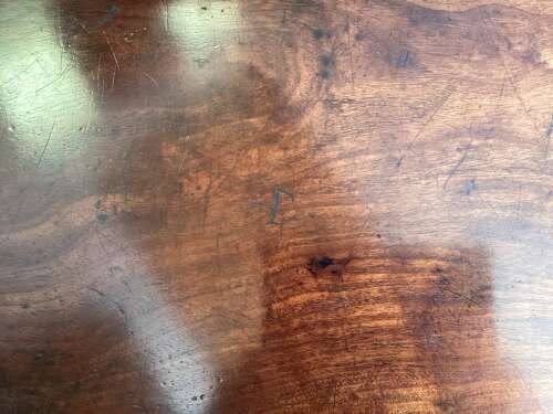 Good George III very unusual mahogany tripod occasional table